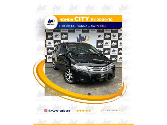 HONDA CITY 1.5 EX 16V FLEX 4P MANUAL HONDA CITY 1.5 EX 16V FLEX 4P MANUAL